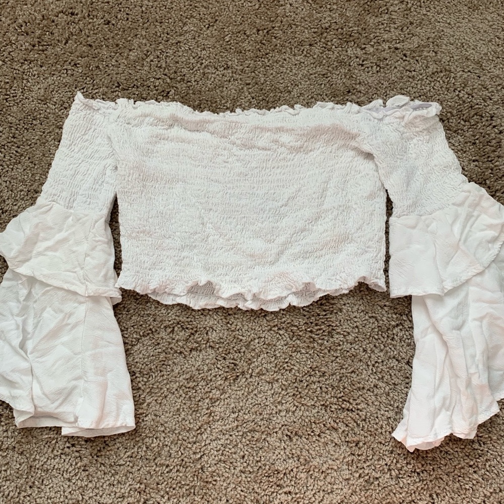 Boho white tee🌟